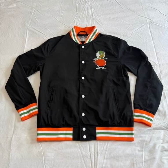 Homefield Other - Homefield UCF Citronauts Bomber Jacket Mens Medium Black Varsity Snap NWT